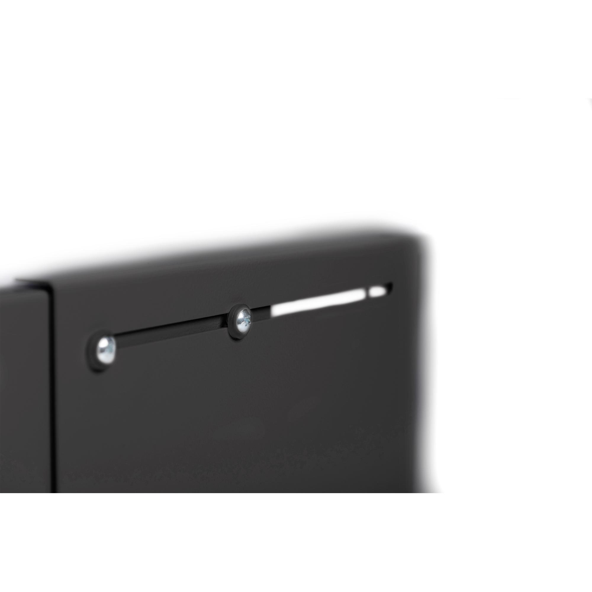 Thumbnail - Digitus 4HE Wandmontage Patch-Halter 183x528x225 mm tiefenverstellbar (4 HE, 19 Zoll Rack), Serverschrank, Schwarz