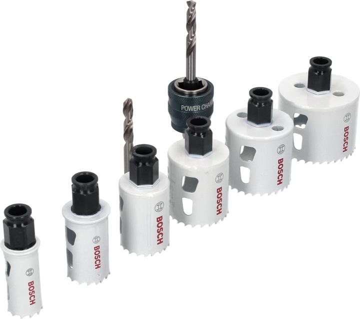 Produktbild Bosch Professional Zubehör 9-tlg. Elektriker-Set 1 Progressor for Wood&Metal (22, 29, 35, 44, 51, 64 Millimeter)