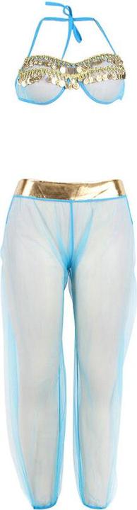 Produktbild Subblime Blaues Dessous-Set Im Indischen Stil S/M (M, S)