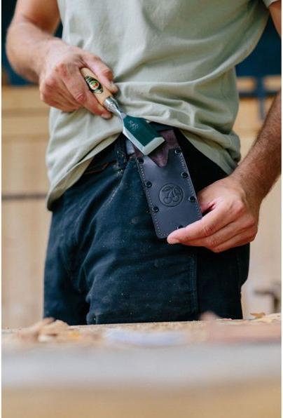 Actual product image Kirschen Kurzbeitel in Leder- holster, 35 mm (35 mm)