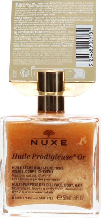 Image du produit Nuxe Huile Prodigieuse Or (Huile pour le corps, 50 ml)