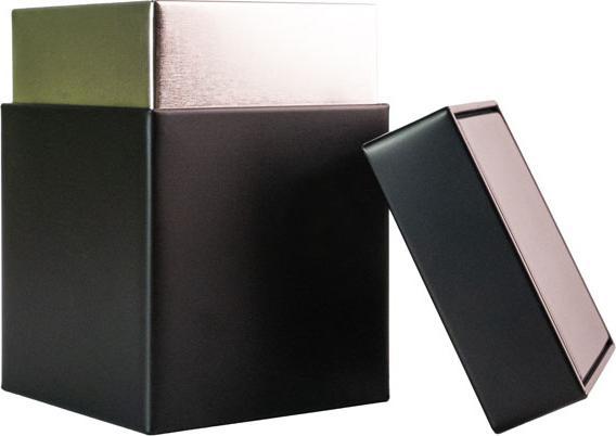 Produktbild miniSchoggi Teedose Schwarz, 78 x 78 x 110 mm
