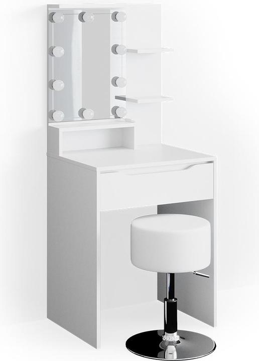 Image du produit Vicco Ruben avec éclairage LED et tabouret (60 x 48 x 143 cm)