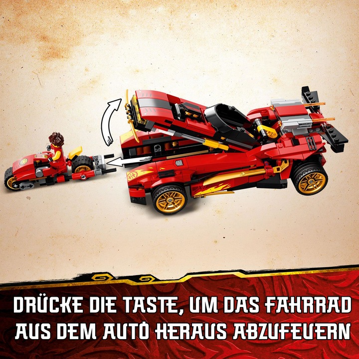 Actual product image LEGO X-1 Ninja Supercar (71737, LEGO Ninjago)