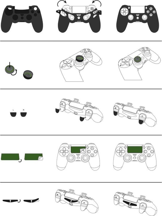 Immagine prodotto Hama Set di accessori 7in1 "Undead (PS4)