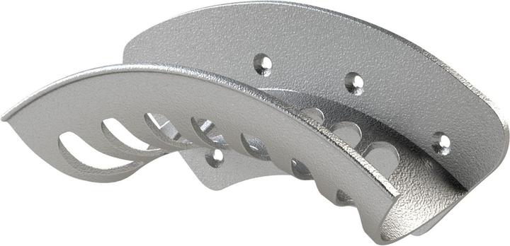 Actual product image Riegler Hose holder aluminium maxi unlacquered. W389xH180/174xD188mm