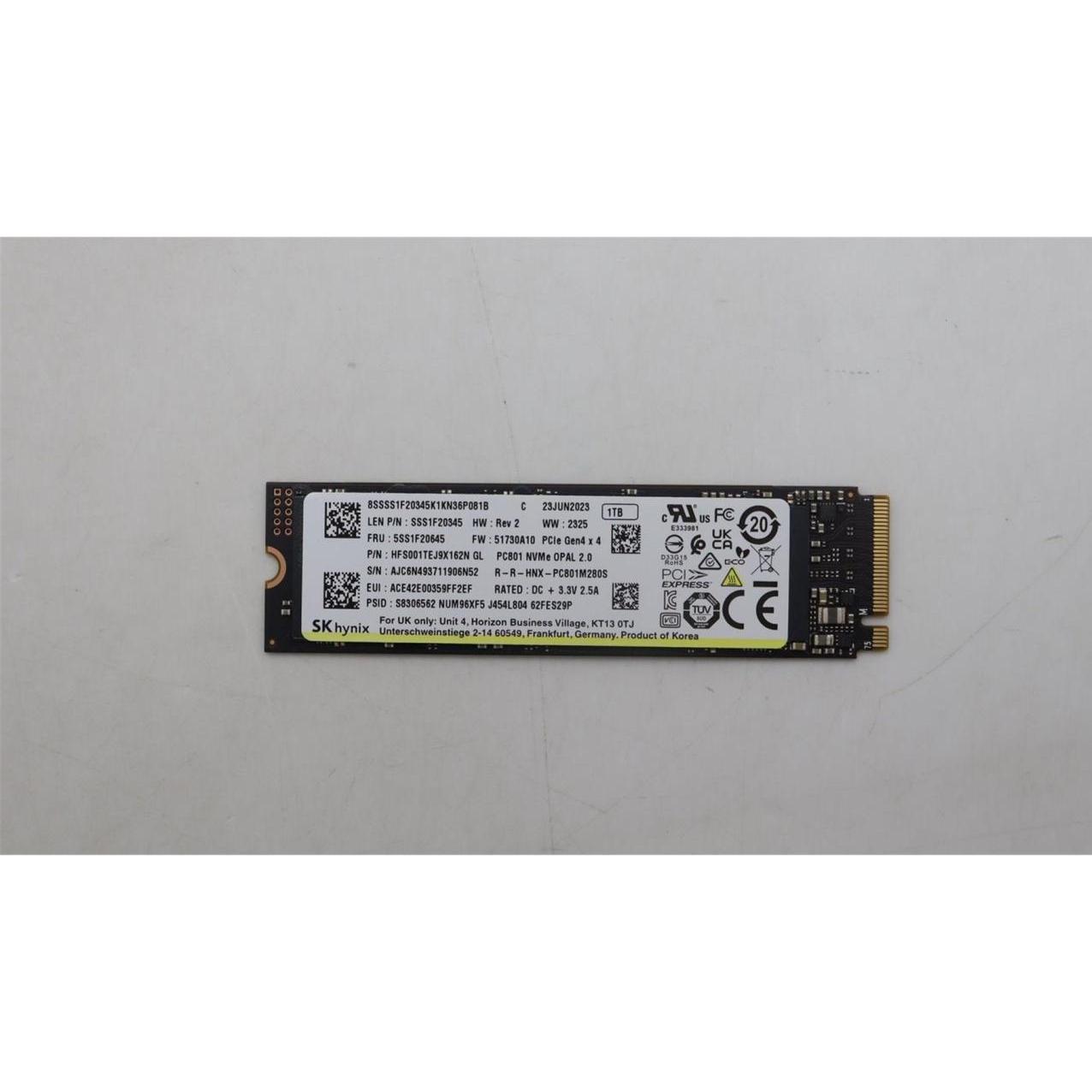 Lenovo Ssd asm (1000 GB, M.2 2280), SSD