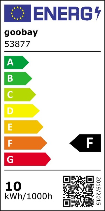 Energie-Label Goobay LED Aussenstrahler (850 lm, IP44)