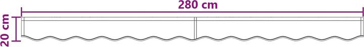 Produktbild vidaXL Ersatzmarkise (3 m)