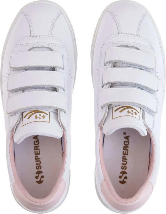 Actual product image Superga Womens/Ladies 2870 Sport Club S Leather 3 Touch Fastening Strap Trainers (35)