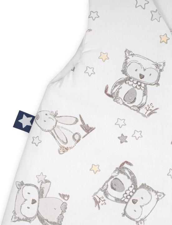 Produktbild Julius Zöllner Sommerschlafsack 90, Häschen und Eule (94 cm, 0.5 TOG, Sommer)