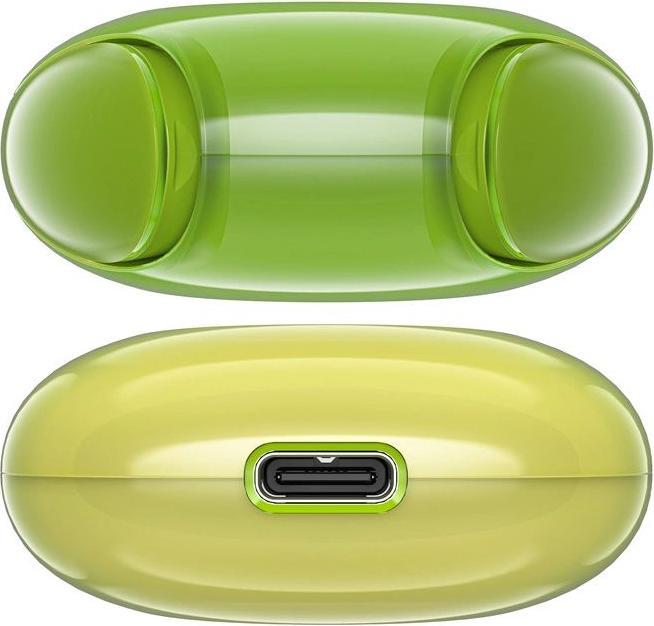 Actual product image Acefast Earphones TWS T9, Bluetooth 5.3, IPX4 (avocado green) (6.50 h, Wireless)