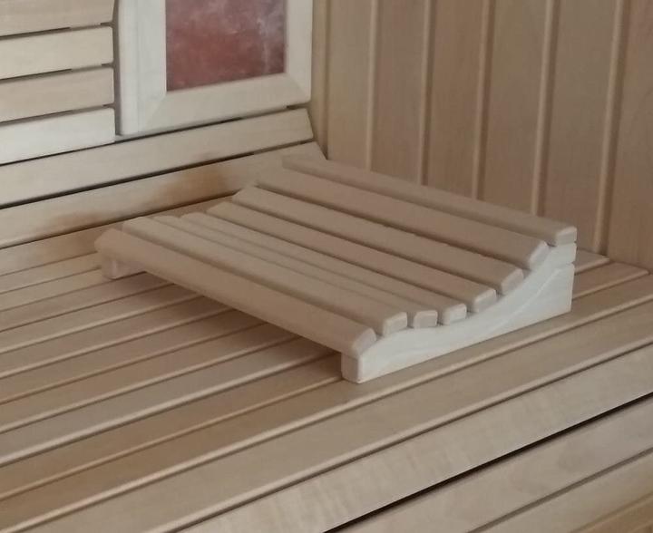 Actual product image Sunnydeals Wood sauna headrest