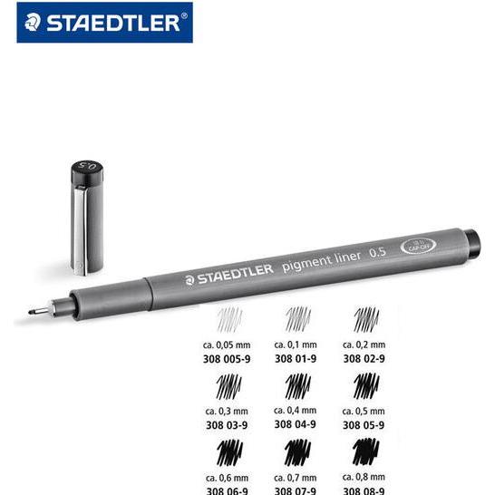 Thumbnail - Staedtler, Schreibstifte, Pigment Liner 308 (Schwarz, 1 x)
