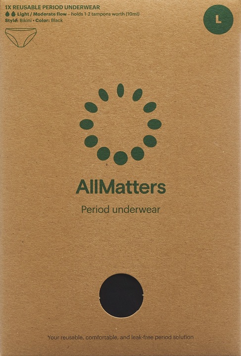 Actual product image AllMatters Period Underwear (L)