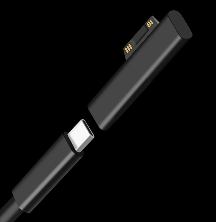 Produktbild PowerGuard USB-C zu Microsoft Surface Adapter (USB Typ C, USB Typ C)