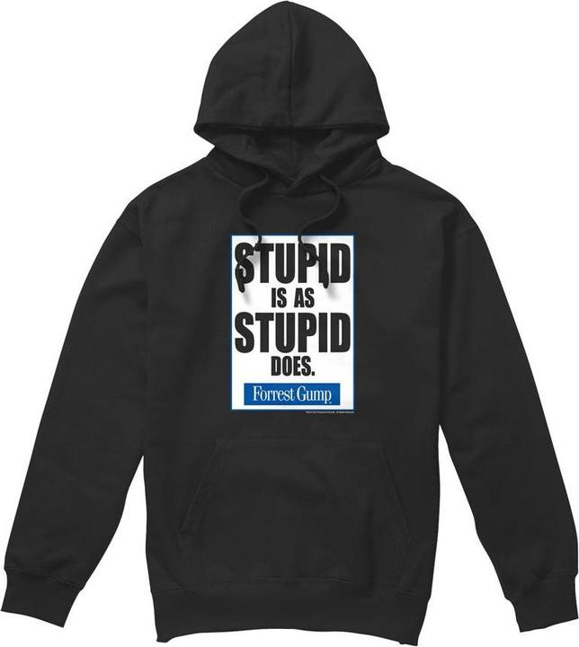 Produktbild Forrest Gump Stupid Is Kapuzenpullover (S)