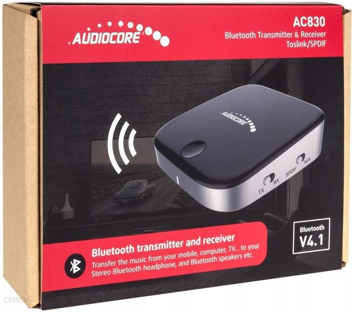 Actual product image Audiocore AC830 adapter (Jack - Micro USB kolor czarno-srebrny) (Transmitter & Receiver)