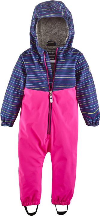 Killtec Baby-Mädchen Joylily MNS ONPC Softshell Overall mit Kapuze, neon pink, 86/92 (92)