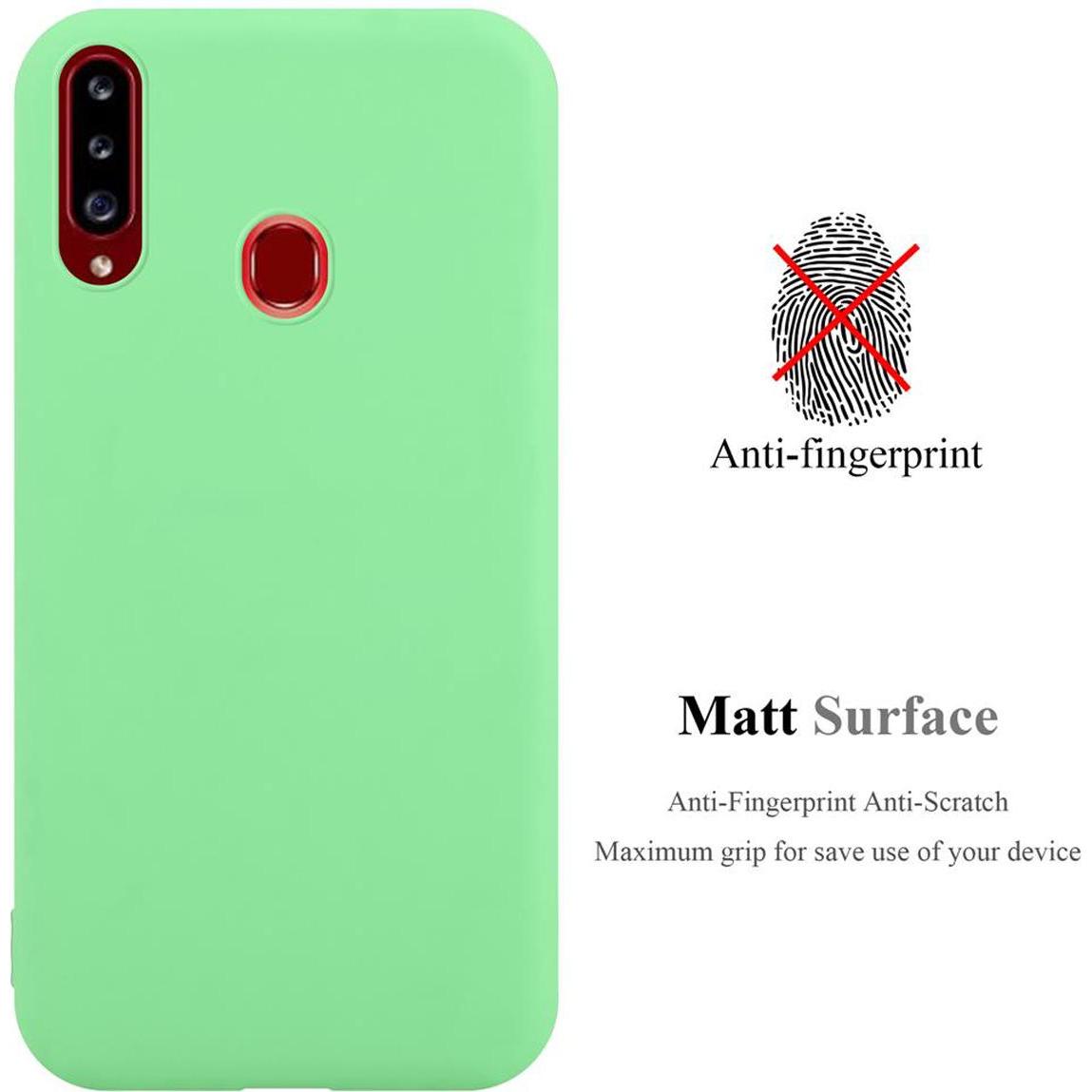 Thumbnail - Cadorabo TPU Candy Cover (Samsung Galaxy A20s), Smartphone Hülle, Grün