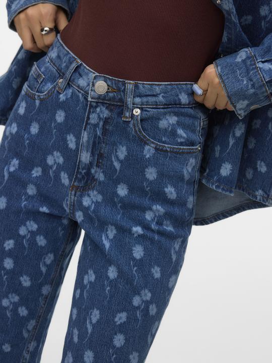 Actual product image Vero Moda VMTESSA Hohe Taille Weiter Beinschnitt Jeans Weit geschnitten (30)