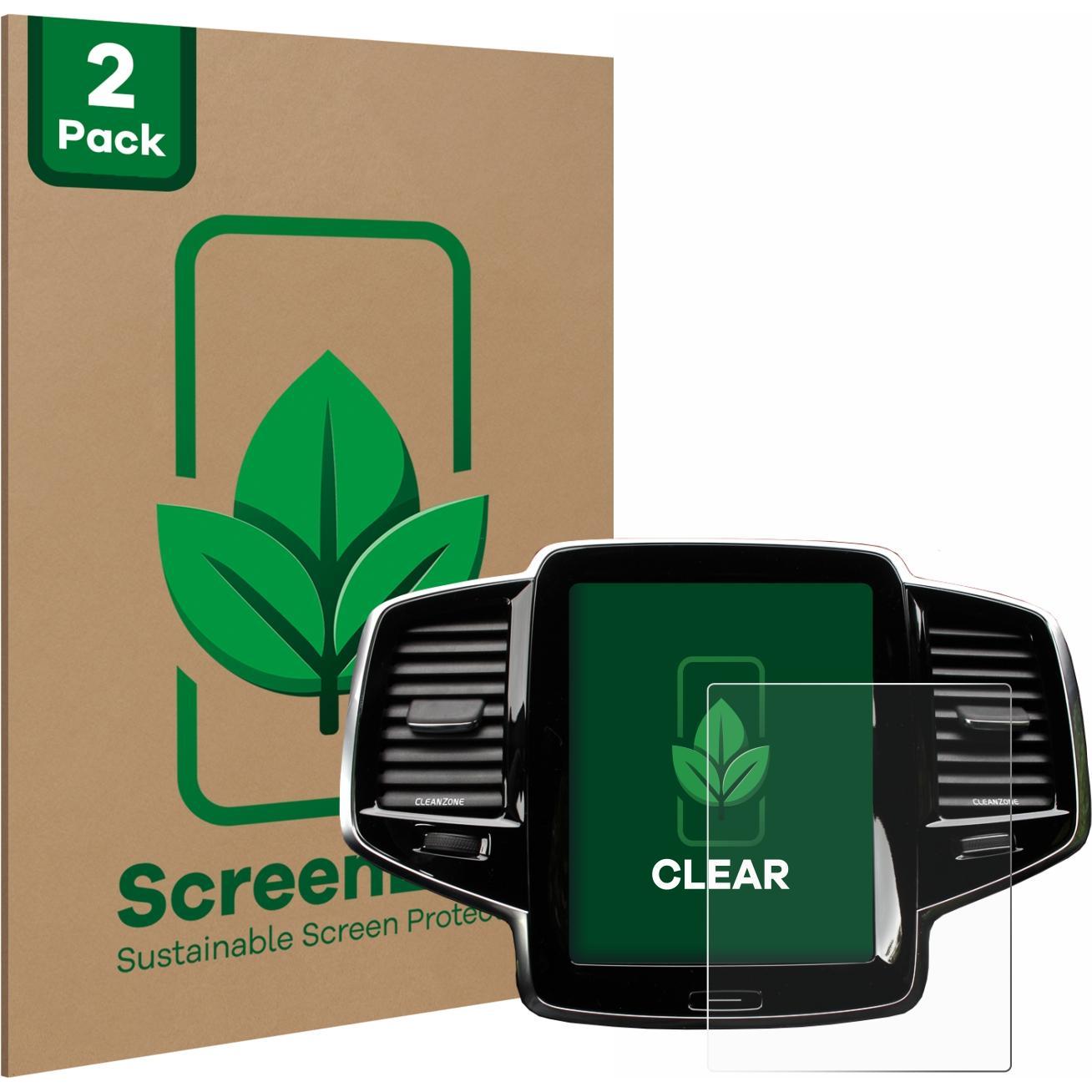 ScreenLeaf, Fahrzeug Navigation Zubehör, Schutzfolie nachhaltiger Displayschutz Displayschutzfolie Folie Klar Transparen...