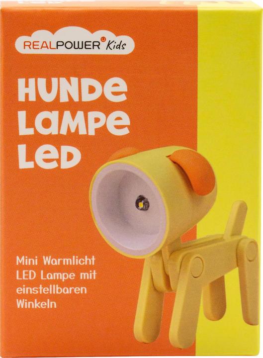 Produktbild RealPower LED-Tier Taschenlampe Yellow dog (6.40 cm)