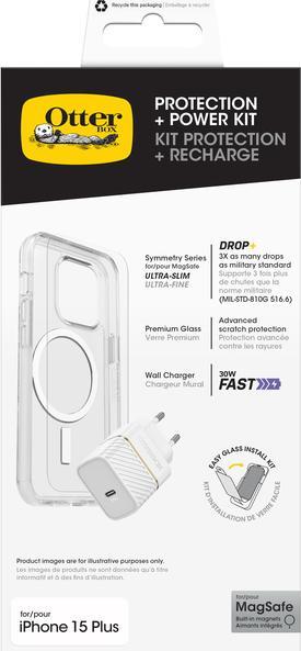 Produktbild OtterBox Protection + Power KIT - Starter Kit (Apple iPhone 15 Plus)