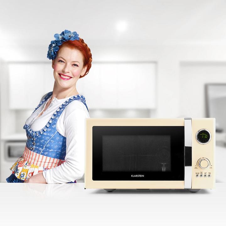 Actual product image Klarstein Fine Dinesty 2in1 Microwave Cream (23 l)