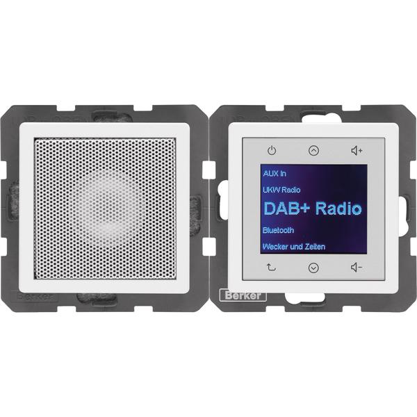 Berker BERK Radio Touch (DAB+), Radio, Weiss
