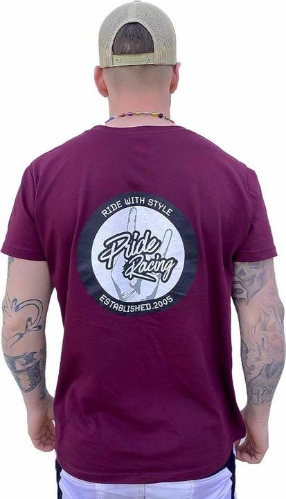 Actual product image Pride Racing Cool Patch Burgundy (XS)