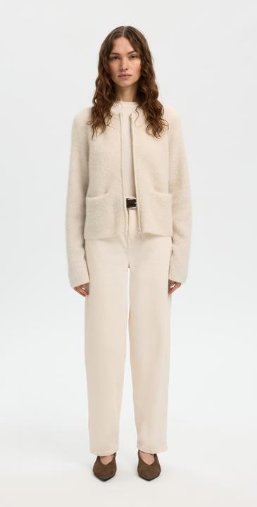 Produktbild Selected Wollmix Strickjacke mit Reissverschluss (M)