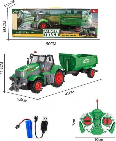 Actual product image Askato Tractor with trailer R/C