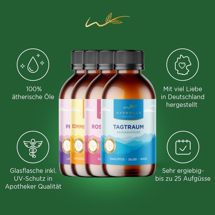 Produktbild Warmwald Wellness Warmwald QUARTETT - 4 x 100 ml
