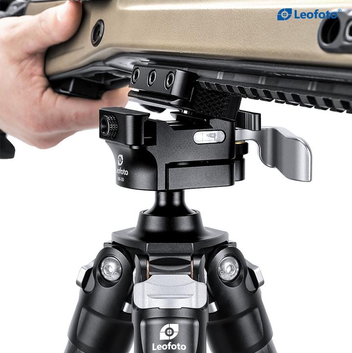 Produktbild Leofoto SA-324CL und Gewehraufnahme MA-30L (Carbon, Metall)