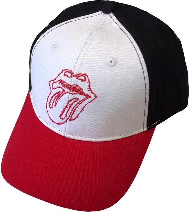 Actual product image The Rolling Stones Unisex Adult Classic Tongue Outline Baseball Cap (One size)