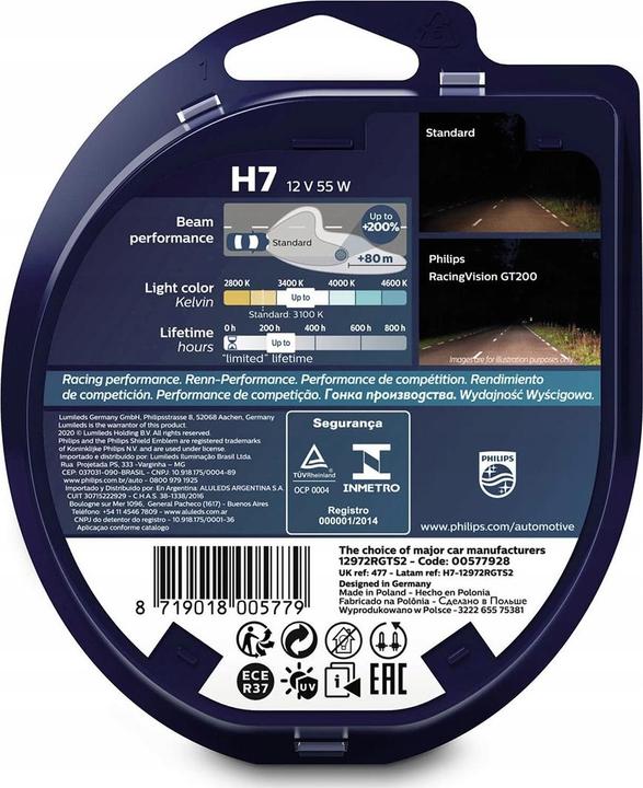 Produktbild Philips RacingVision (H7)