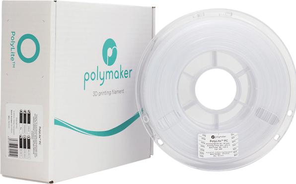 Immagine prodotto Polymaker PolyLite PC - Trasparente - 2.85mm (Carbonio, 2.85 mm, 1000 g, Trasparente)