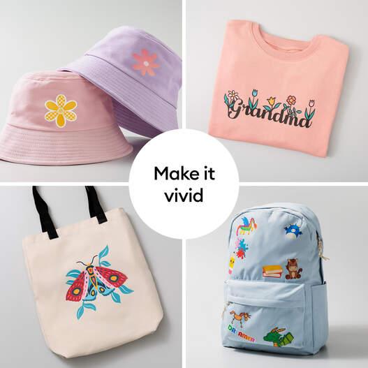 Produktbild Cricut Aufbügelfolie Joy Xtra bedruckbar A4, 5 Bögen, Weiss