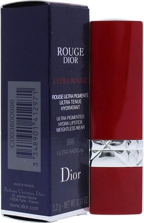 Image du produit Dior Rouge à lèvres Ultra Rouge no 986 Ultra Radical 3 gr (986)