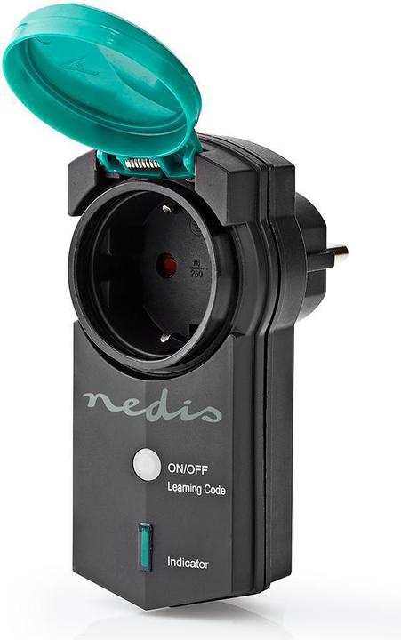 Productafbeelding Nedis RF Stekker Buiten IP44 AAN/UIT RF Mesh Bereik Verlenging Schuko Type F 3680 W Groen/S