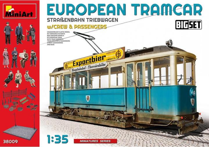 Produktbild Mini art European Tramcar(Strassenbahn Triebwagen 641) with Crew & Passengers