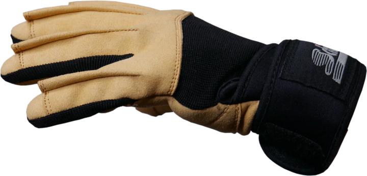 Actual product image Schiek Gewichtheber Vollfinger-Schutzhandschuhe Modell 425F mit Handgelenkbandagen (XS, S, M, L, XL, XXL)