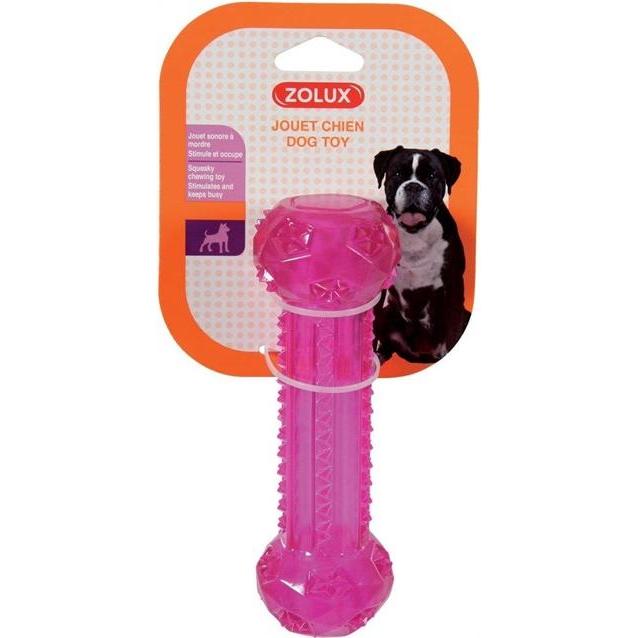 Thumbnail - Zolux Toy TPR POP stick 15 cm pink (Kauspielzeug), Hundespielzeug