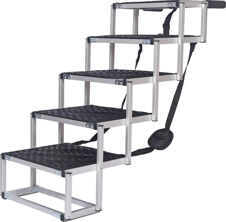 Wiltec Hundetreppe (Hund, Faltbar)