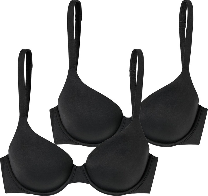 Schiesser Bügel-BH BH mit Schale - Unique Micro (95 A, 2er Pack)