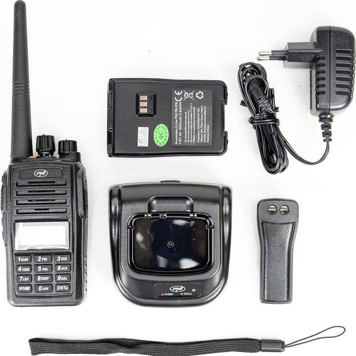 Immagine prodotto PNI PMR R18 - PMR 446 - IP67 resistente all'acqua - Robusto - Walkie talkie - Portofoon (10 km)