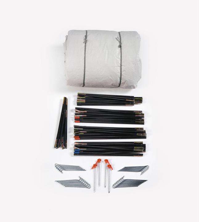 Image du produit Quechua Tente de camping à arceaux 6 places 3 chambres, Arpenaz 6.3 F&B (Auvent, 25.75 kg, 6 personnes)