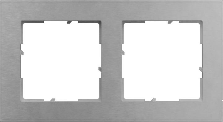 Produktbild Legrand Seano+ 2-fach Rahmen mit Echtmaterialoberfläche