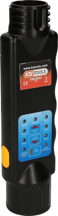 Produktbild KS Tools 12V Zugwagentester / Prüfgerät für Anhängersteckdosen 13-polig